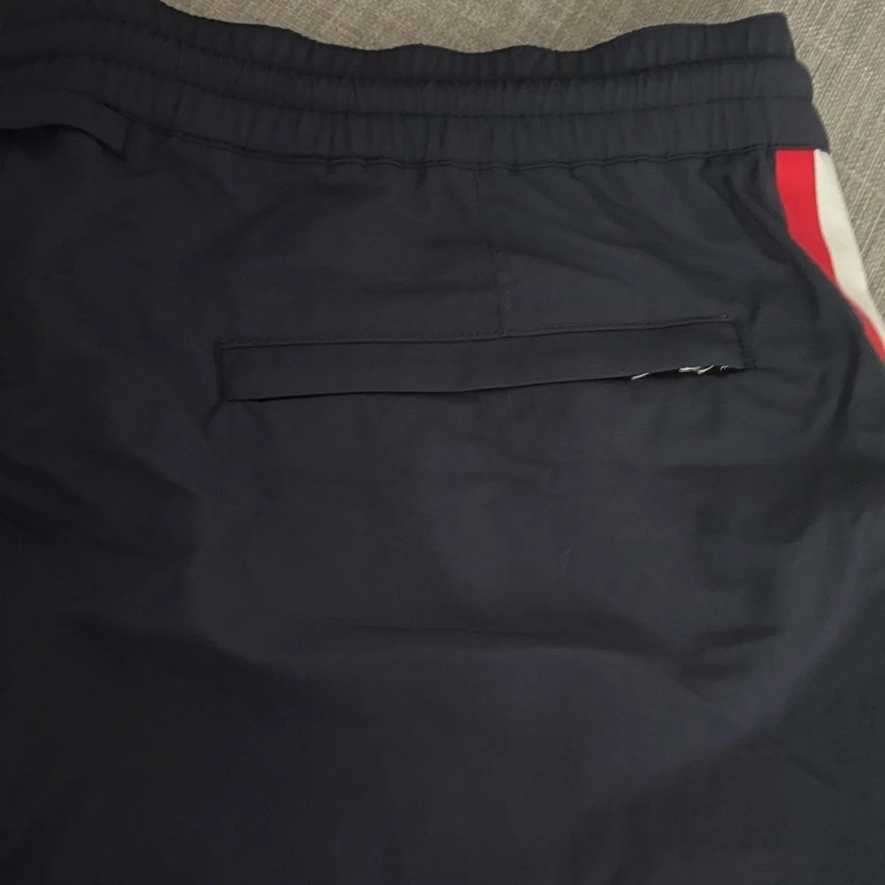 Orlebar Brown Dark Blue Swim Shorts with Red Accent - Picture 5 of 6